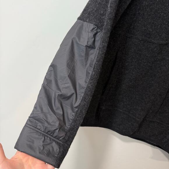 Outdoor Research Men's Cyprus Hybrid Half Zip Pullover Wool Gray Medium - Picture 3 of 9